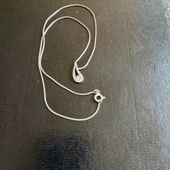 silver necklace