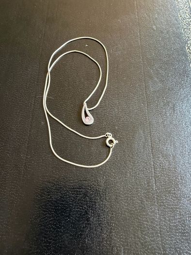 silver necklace