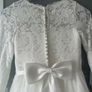 Ivory Flowergirl Dress Age 8 Image 3