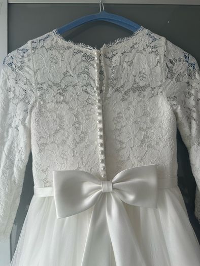 Ivory Flowergirl Dress Age 8
