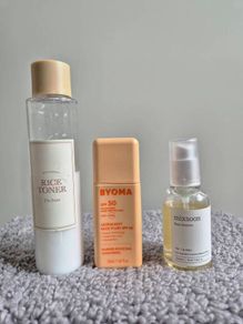 Bundle 3x Korean Skincare Mixsoon, Byoma, Rice Toner