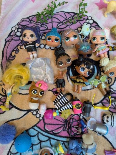 huge collection of LOL Surprise dolls and accessories
