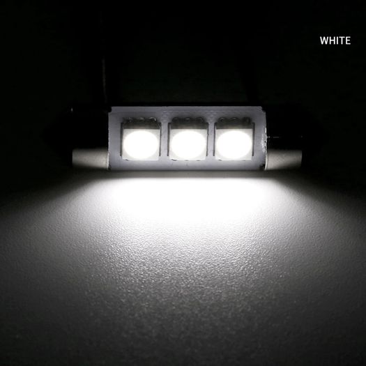 C5W 5050 3 Smd 36mm 39mm 41mm White Car Door Led 12V Festoon Interior Dome Door Light Free Light Lamp Turn Signal Bulb