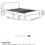 bed frame - standard double - assembled Image 2