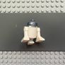 lego Star Wars sw1085 Astromech Droid, R2-D2 minifigure - Flat Silver Head, Dark Pink Dots and Large Receptor Image 2