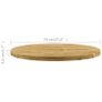 Table Top Solid Oak Wood Round 44 mm 700 mm Image 2