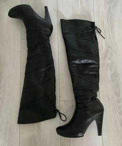 Leather boots / Knee high boots / ladies boots / boots autumn & winter