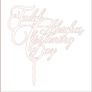 Personalised Custom Christening Day Cake Topper YOUR NAME Baptism decor Image 7