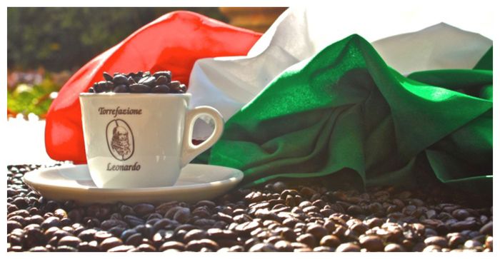 Caffe' Leonardo Antico Aroma Coffee Beans 1kg