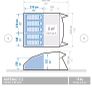 decathlon 5 person black and fresh tent Image 2