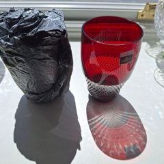 Waterford Crystal John Rocha Ruby Lume tumblers x 2