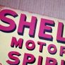 Shell oil Classic car garage tin metal sign Image 8