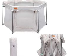 Baby Playpen, Pop-Up Compact Playpen, 360 Degree All-Round View, Matching Floor Mat, Foldable, Strong and Durable