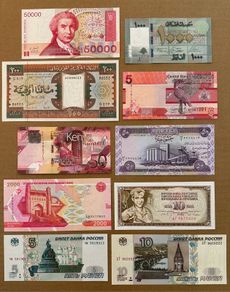10 Mixed Banknotes