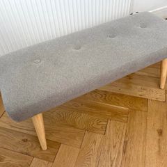 Beautiful Grey Footstool