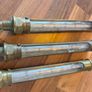 Antique Steam Engine Thermometer Gauges Image 4