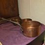 Set of 4 Antique French Copper Saucepans Image 3