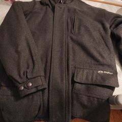 New mens wool mix lined coat