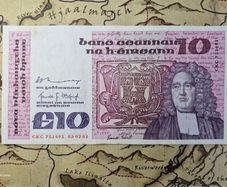 10 Pound B Series 02/02/81 Irish Note
