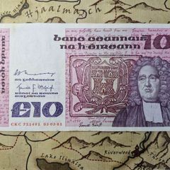 10 Pound B Series 02/02/81 Irish Note