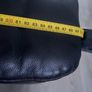 Dark brown 3 seater leather sofa Image 5