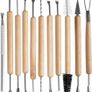 NEW 40Pcs Pottery Clay Sculpting Tools, Wooden Pottery Carving Tools Set Sculpture Ceramic Tools Kit Used for for Shaping, Modeling, Smoothing Image 5