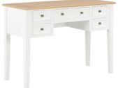 Writing Desk White 109.5x45x77.5 cm Wood