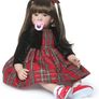 Realistic Reborn Toddler Girl Doll 24 inch 60cm Soft Silicone Real life Baby Girl With Long Hair Image 5