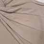 Yaya Beige Taupe Twisted Front Ruched Ribbed Cap Sleeve Knit Top Size L Image 4