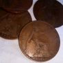 2 x 1916 copper pennies. Image 3