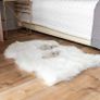 MULTIPLE SIZES/COLOURS AVAILABLE Faux Fur Rug, Fluffy Rug, Shaggy Rugs,Faux Sheepskin Rugs Floor Carpet for Bedrooms Living Room Kids Rooms Decor (White, 50 X 80 CM) Image 3