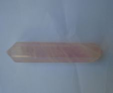 Rose Quartz, Crystals, Gemstones, Double terminated point, Rose Quartz DT point