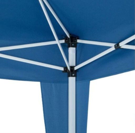 3 x 6 m Pop-Up Blue Gazebo Water-Repellent Includes Bag UV Protection