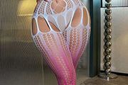 Sexy femenine sensual multicolor bodystocking for crossdresser