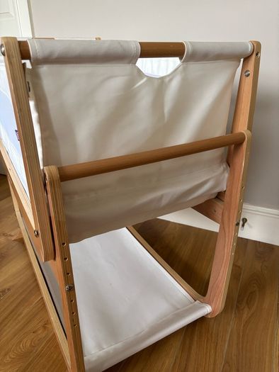 Snuzpod 4 beside crib (next to me)