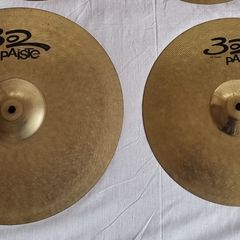 Pasite 302 plus cymbals crash 14" and 16"