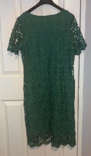 Papaya Green Lace Dress size 12