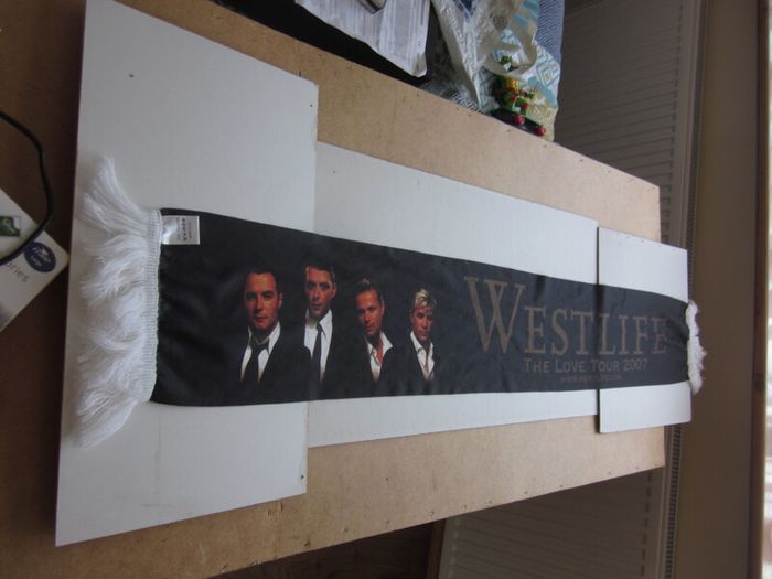 Vintage Westlife Fringe Scarf "The Love Tour 2007"