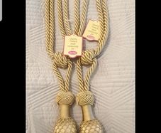 Lovely Gold Curtain Tie Backs