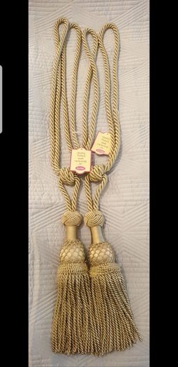 Lovely Gold Curtain Tie Backs