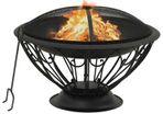 Fire Pit with Poker 75 cm XXL Steel