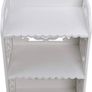 Bathroom Storage Cabinet Floor Standing Waterproof Organizer Rack Book Shelf White Robust Bathroom Furniture for Living Room Bedroom, Kitchen Hallway Silm Tall Cupboard Home Store-H80 xW30x D22cm (FREE POSTAGE) Image 4