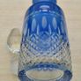 Cobalt small cut-to-clear crystal carafe Image 5