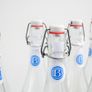 French Water Bottles with reusable porcelain caps and rubber seals Image 2