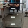 Mirrored Glass 3 Drawer Locker Image 4