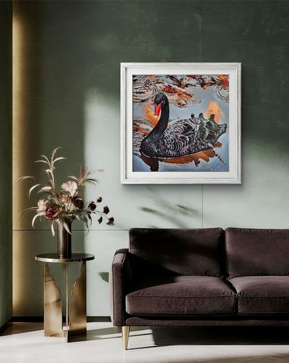 The Guardian of the Lake | Oil Painting | Framed