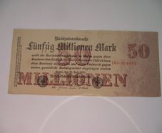 Germany. Reichsbanknote. 50 Millionen Mark (25.7.1923) Super Condition!