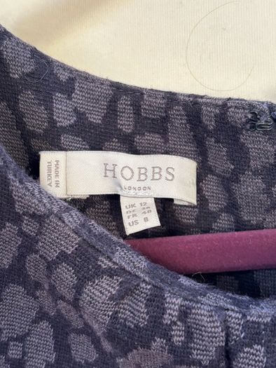 Hobbs Fitted Dress with side Rucking - Size 12