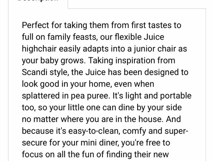 Mamas and Papas Highchair in Shade Eucalyptus
