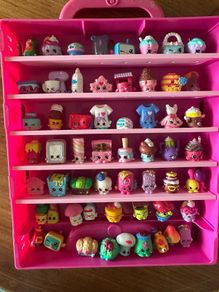 Shopkins collection with case